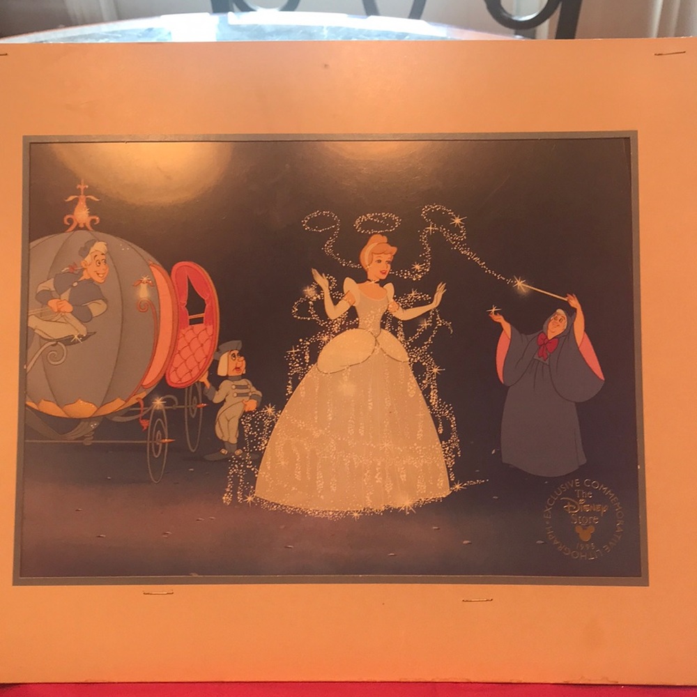 Disney Cinderella Lithograph